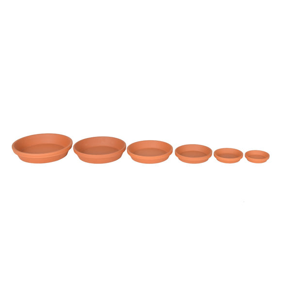 Gardenesque Essentials Terracotta Saucers - Packs of 3, 5 and 10 - Gardenesque