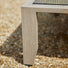 6 Seater Wood Effect Aluminium Garden Corner Sofa with Coffee Table - Sherwood at Gardenesque