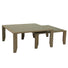 Square Outdoor Coffee Table - Wood Effect Aluminium at Gardenesque