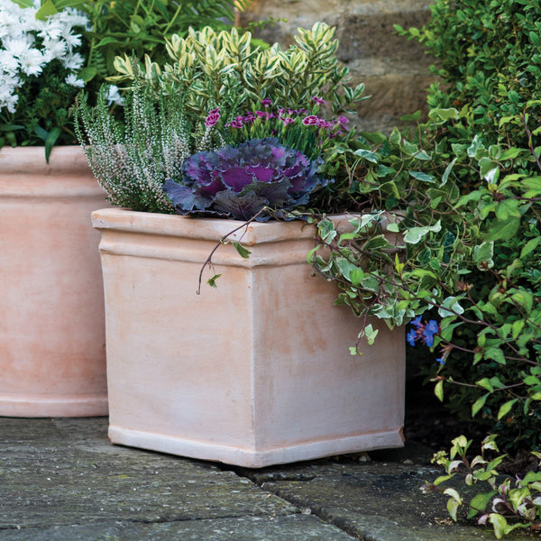 Orson Square Terracotta Plant Pot - Gardenesque