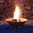 steel fire pit bowl with stand