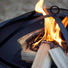 steel fire pit bowl with mesh lid