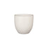 White Textured Round Indoor Ceramic Plant Pot - 4 Sizes at Gardenesque