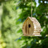 wooden bird feeder