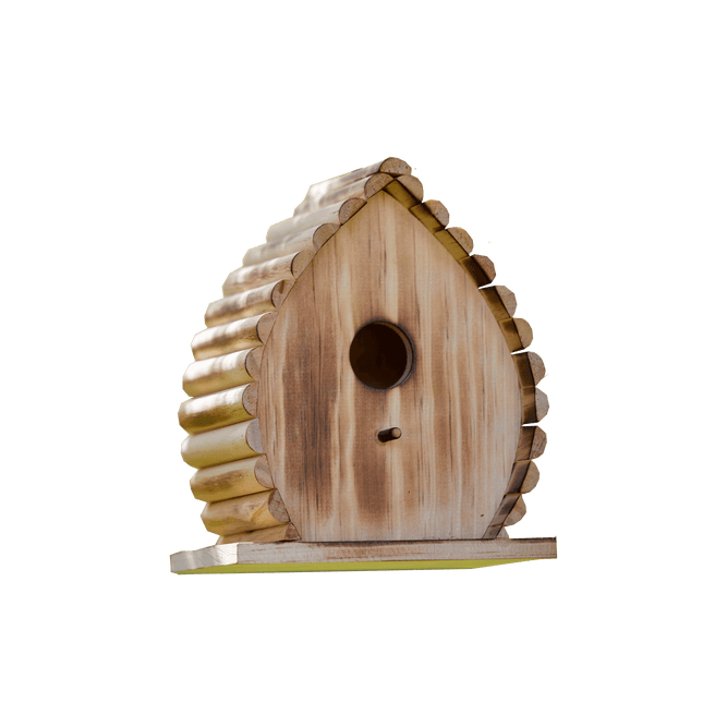 wooden bird house